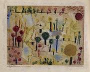 Paul Klee Abstract-imaginary garden Sweden oil painting artist